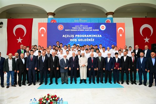 Yeşilyalı Hacı Hasan Efendi Kur’an Kursu Külliyesi'nin Açılışı Gerçekleştirildi