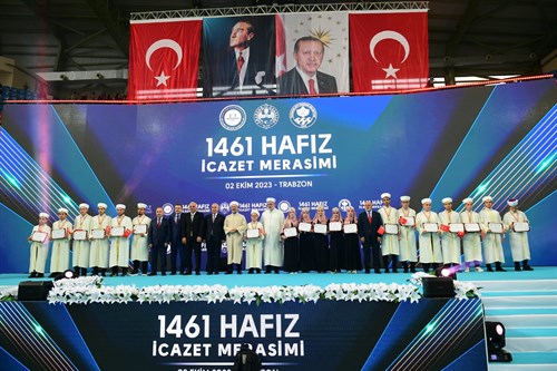 Mevlid-i Nebi Haftası Dolayısıyla İl Müftülüğü Organizesinde 1461 Hafız İcazet Töreni Gerçekleştirildi